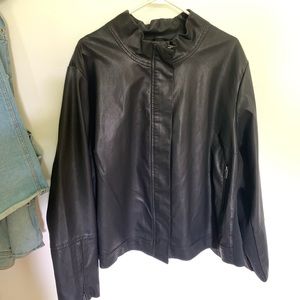 4x Ava and viv faux leather moto jacket